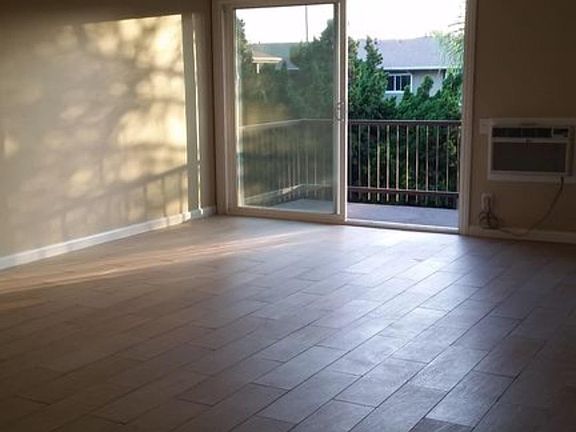 Living room with slider