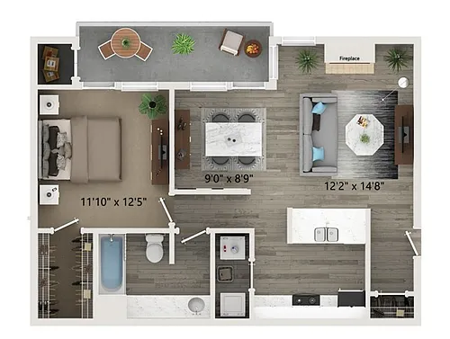 Floor plan A2