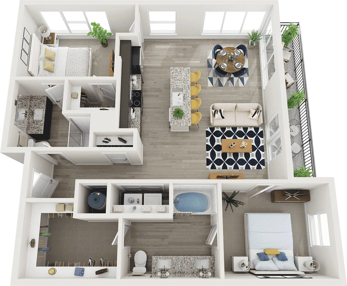 Floor plan B8