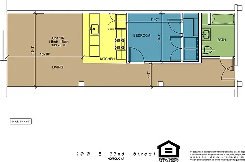 Floor plan 107