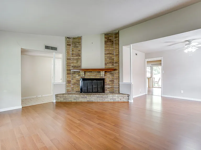 Front living, formal dining to family room