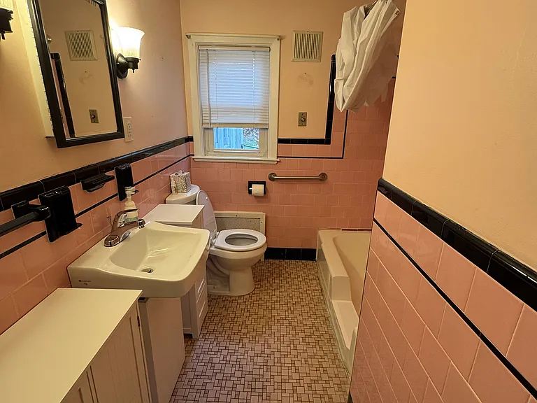 bathroom- has handicap accessible features.