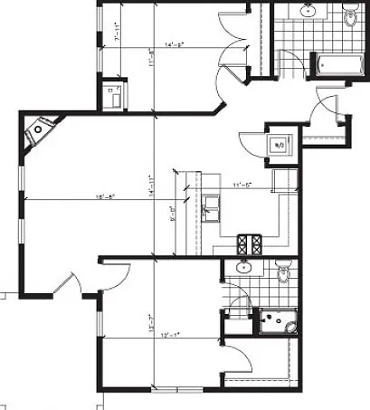 2 Bed 2 Bath - E 2 Bed 2 Bath - E