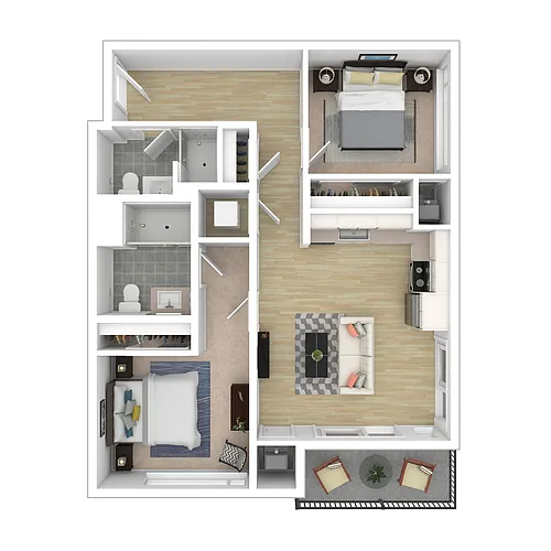 Floor plan B2