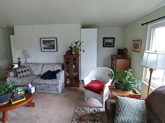 Living room with storage