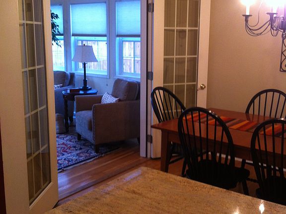 Dining leads to family room