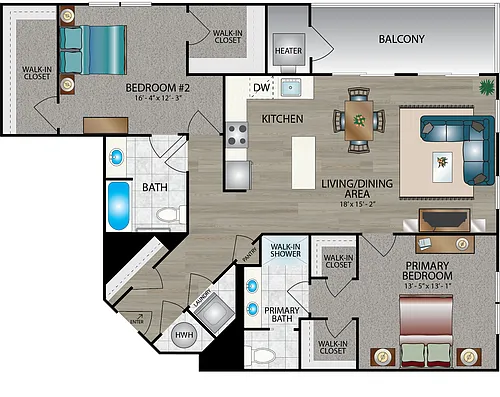 Floor plan Vanderveer