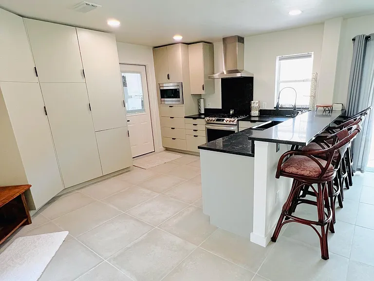 Full kitchen with all new appliances, utensils, etc