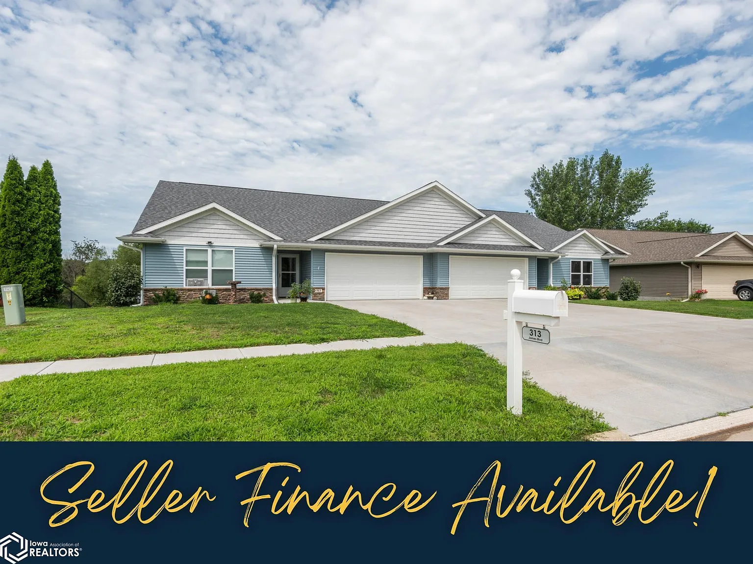 313 James Blvd, Oxford IA - Owner Finance Home