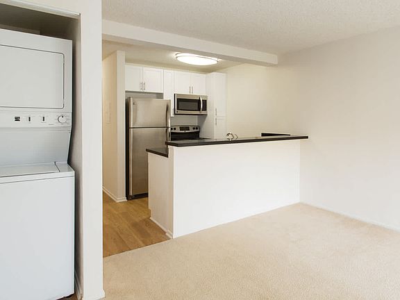Living Room and In-home Washer and Dryer