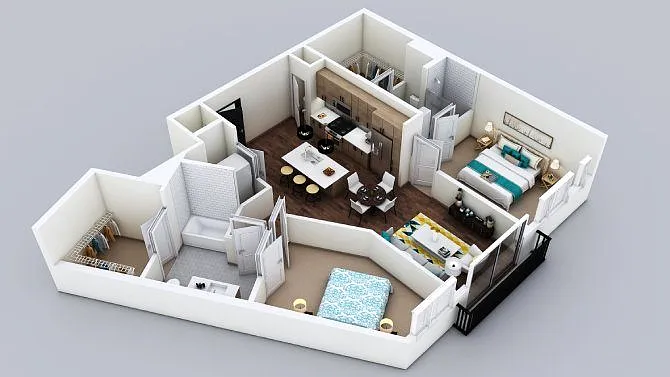 Floor plan B2