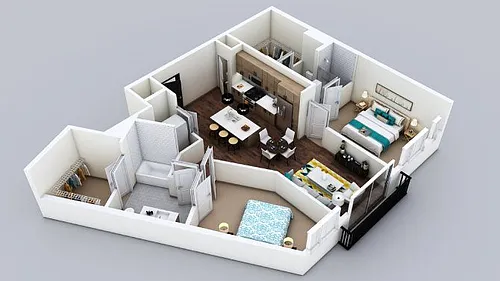 Floor plan B2