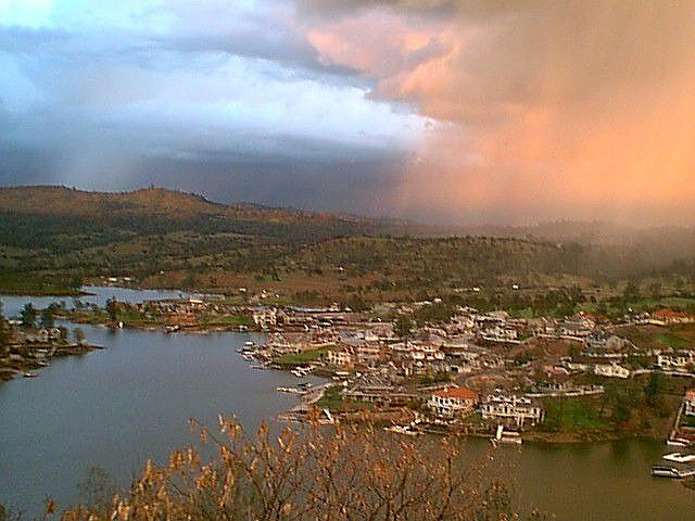 After the rain on the deck