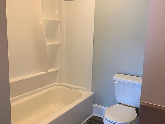 New tub / shower combo, new toilet and new vanity and countertops.