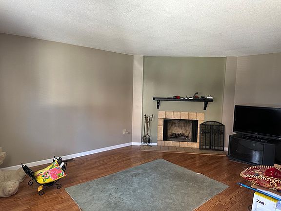 Accent wall has been painted to match others.