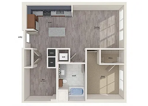 Floor plan A10D