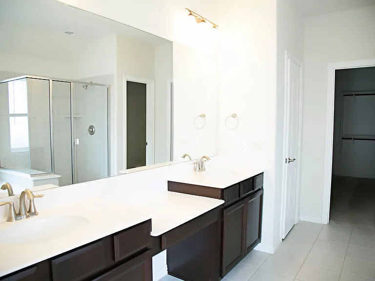 Master bathroom.