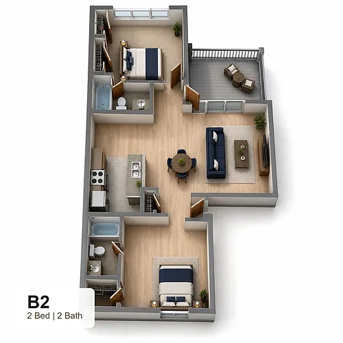 Floor plan B2