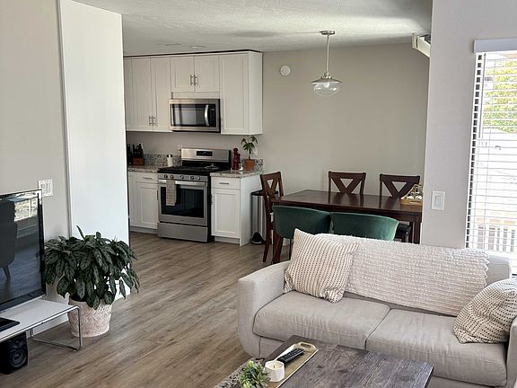 Living Room, Dining room and Kitchen