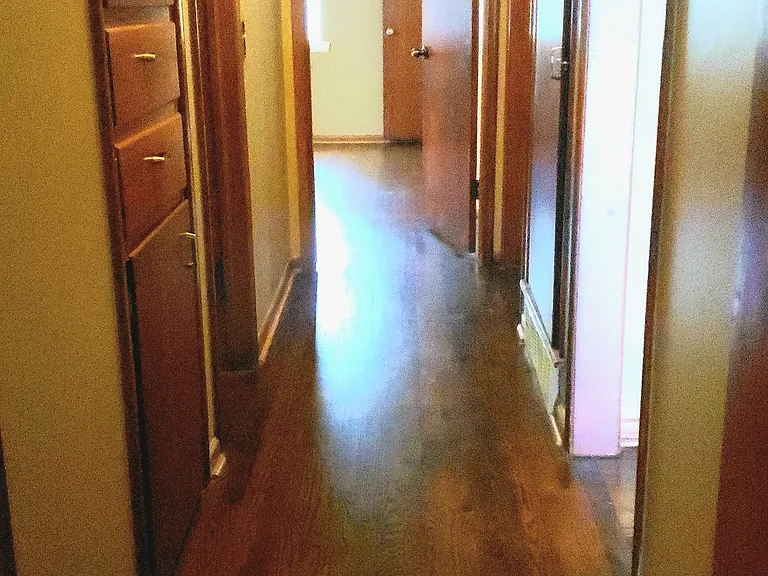 Main hallway corridor look south to Master