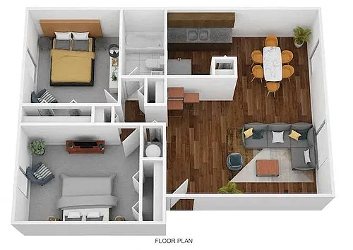 Floor plan The River