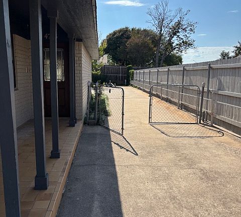 Front Door and private gated driveway
