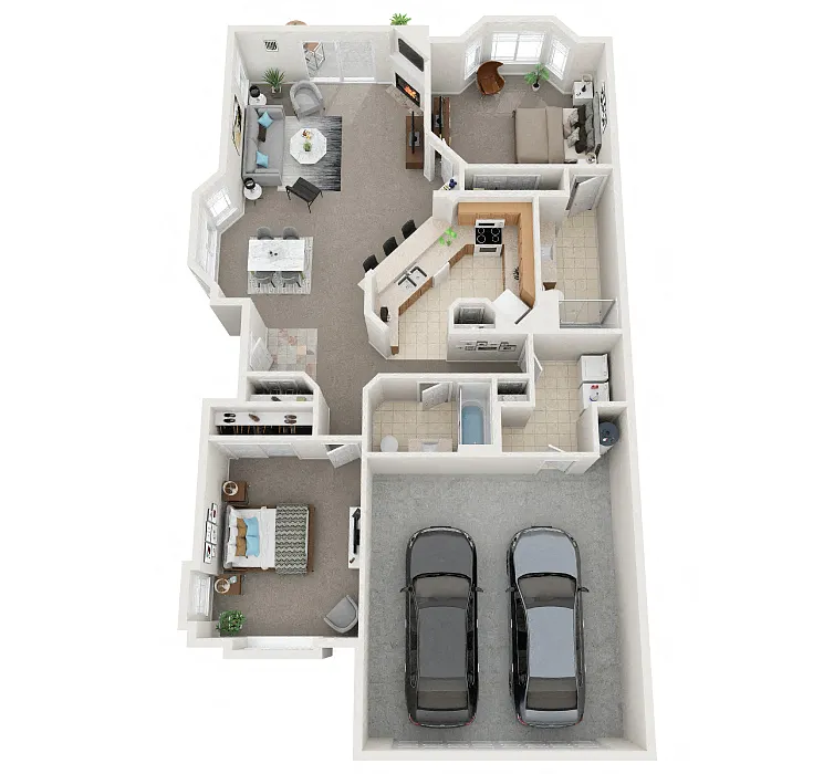 Floor plan Hampton