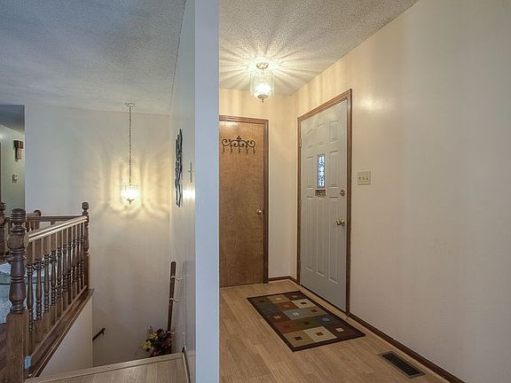 Entry and lower stairway