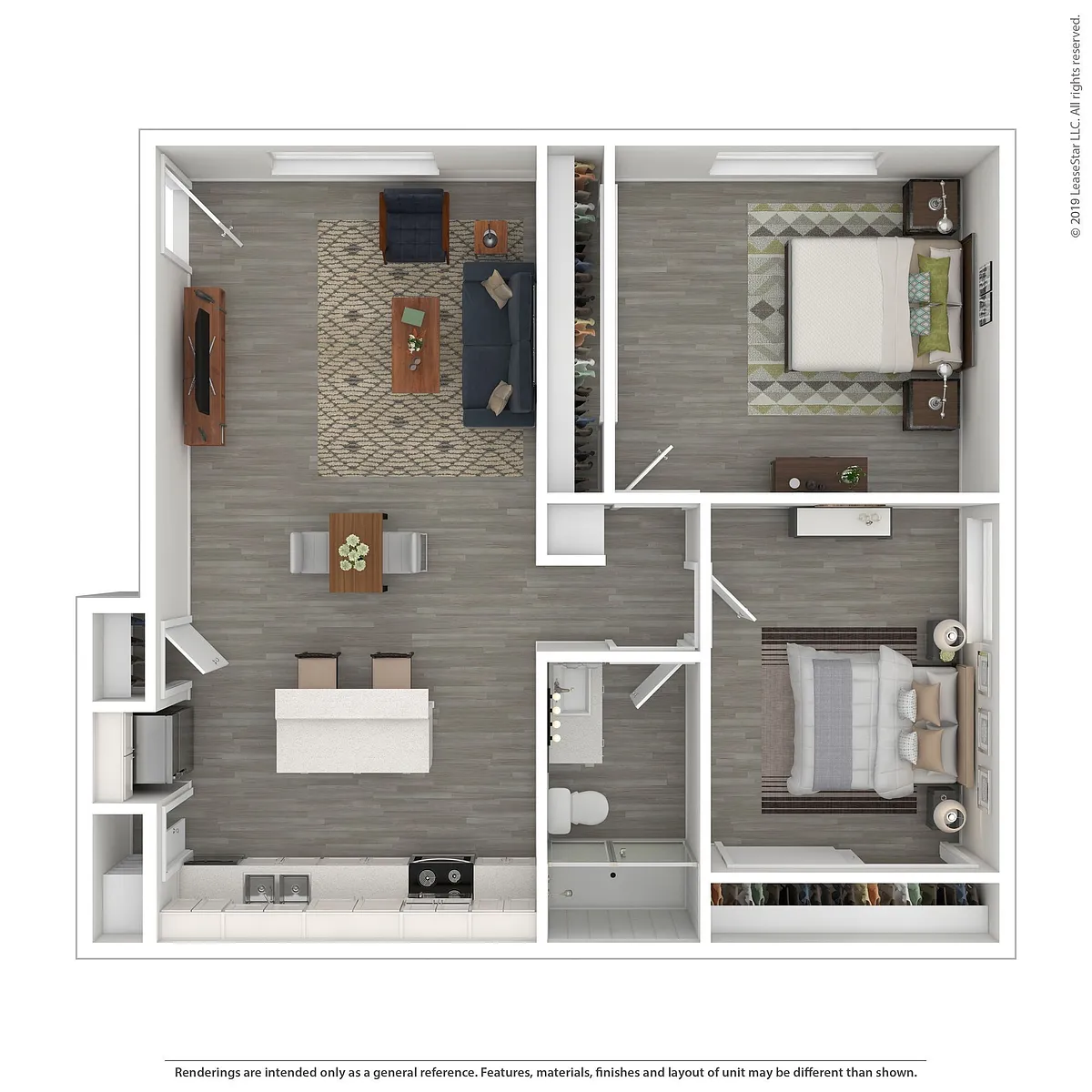 Floor plan 2 Bedroom