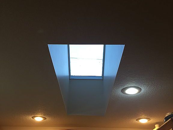 Sky light in kitchen 