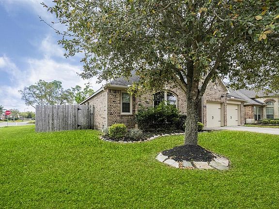 Home is located on a corner lot.