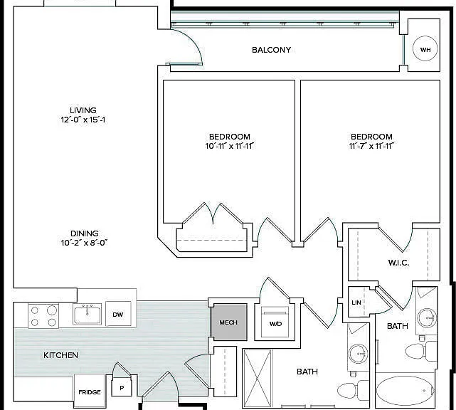 2G/2G.1/2G.2 floor plan Esplanade at National Harbor