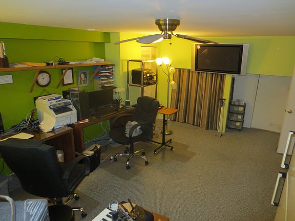 Finished basement - office