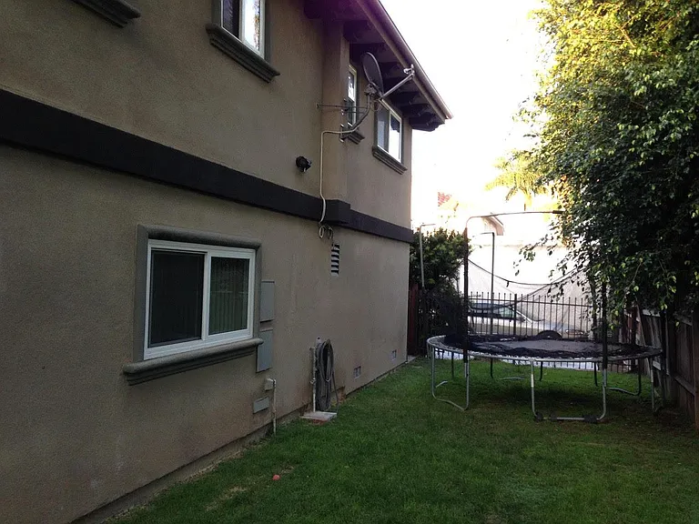backyard is shared with landlord.