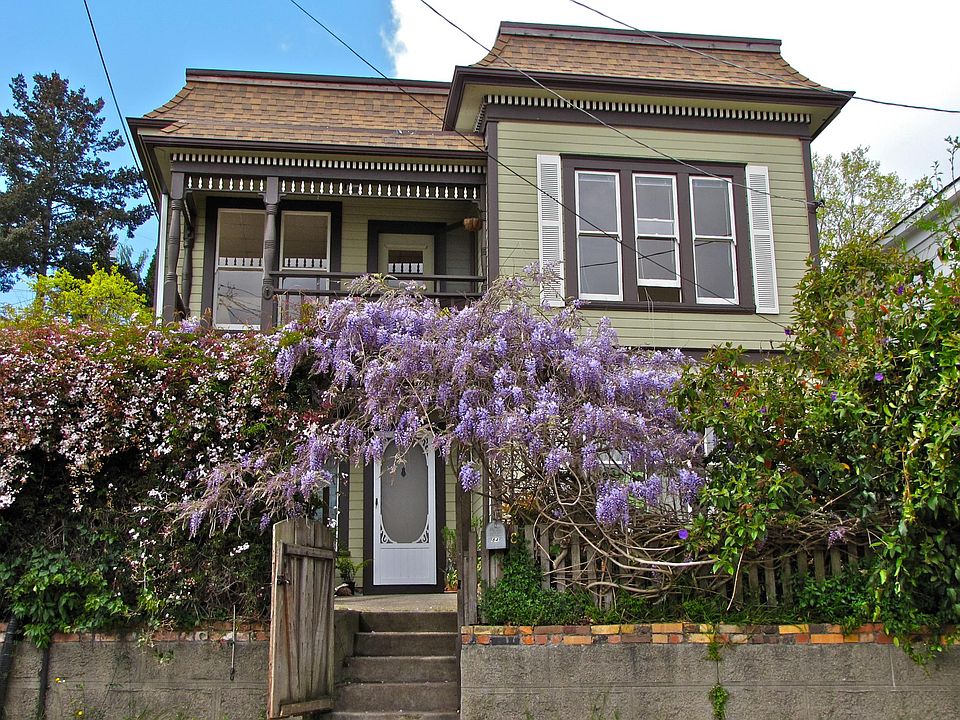 Gated entrance from street. 84B is the lower unit