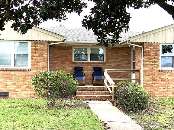 Exterior front porch
