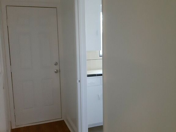 back door to private yard