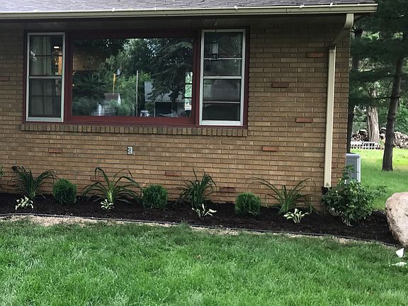New landscaping. 