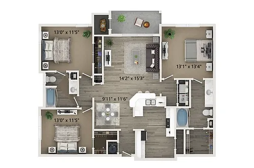 Floor plan C1