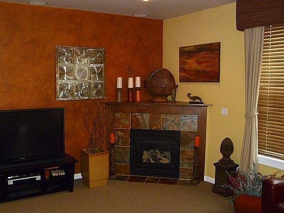 Slate Gas Fireplace 