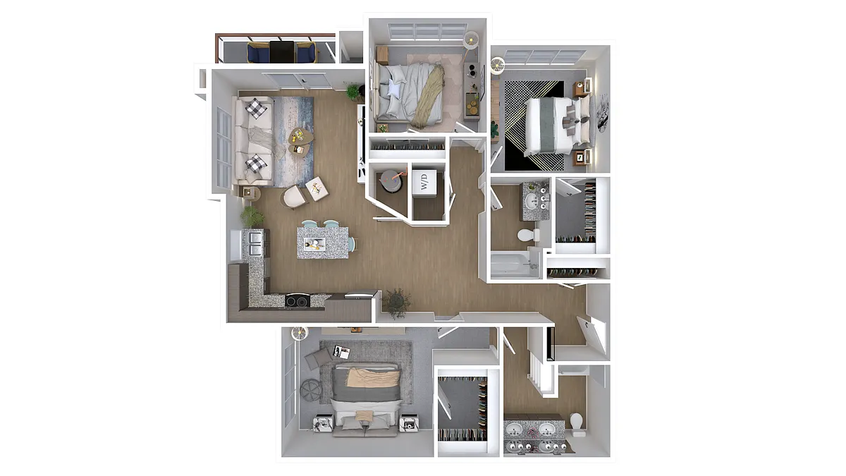 Floor plan 3X2-1439