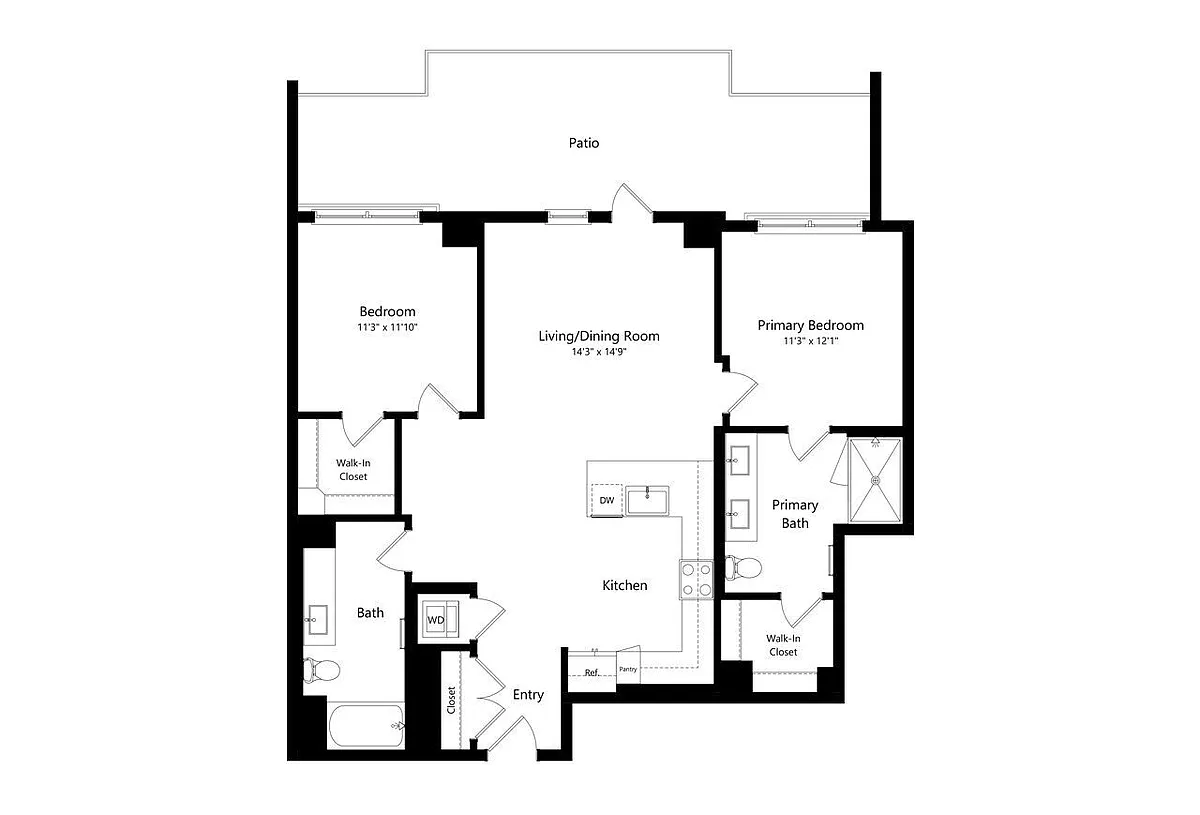 Floor plan 2B2