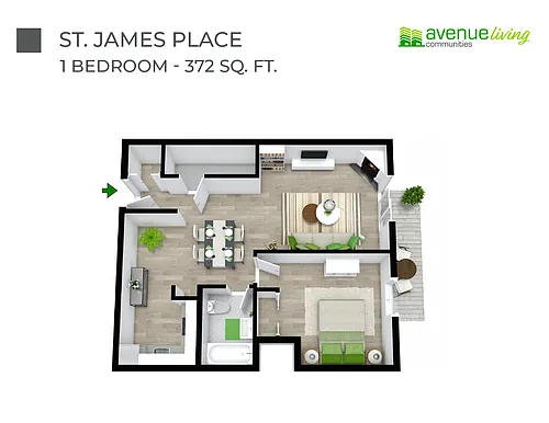Floor plan 304A