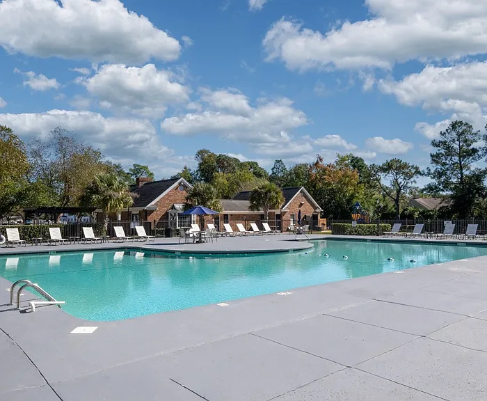 Resort Style Pool with Cabanas