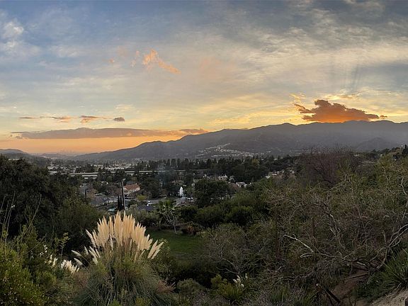 Sunset view from the lower level patio