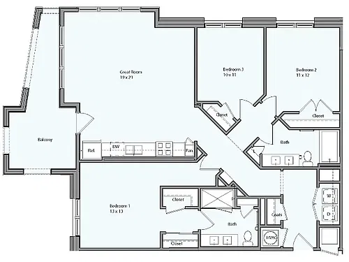 Floor plan Goldenrod