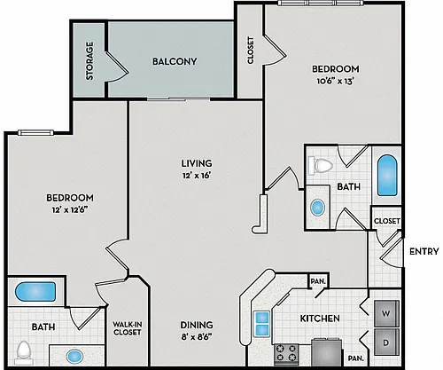 Floor plan Amethyst