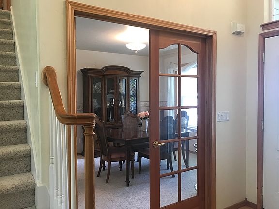 french doors to dining