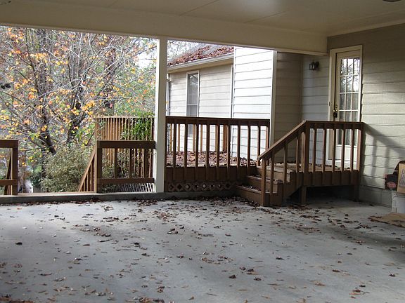 2 car carport and deck