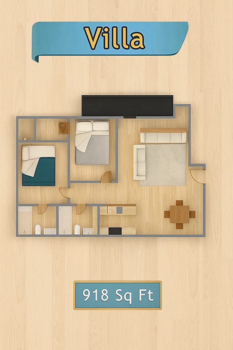 Floor plan 2X2
